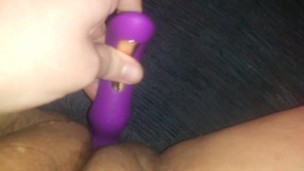 Playing with new toy